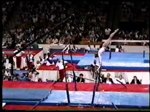 Amanda Borden - Compulsory Uneven Bars - 1996 Olympic Trials