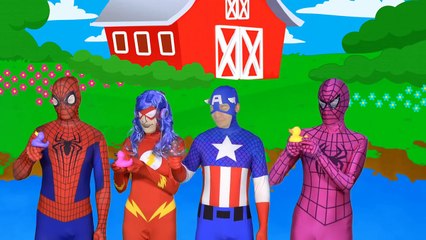 Five Little Ducks Superheroes Jumping on the Bed: Nursery Rhymes