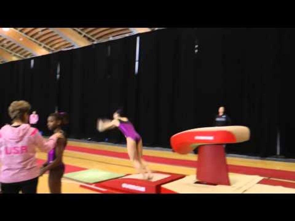 Kyla Ross - Vault - 2014 Pacific Rim Championships - Podium Training