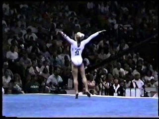 Jennie Thompson - Compulsory Floor Exercise - 1996 Olympic Trials