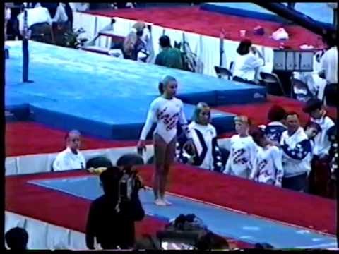 Jennie Thompson - Compulsory Vault - 1996 Olympic Trials