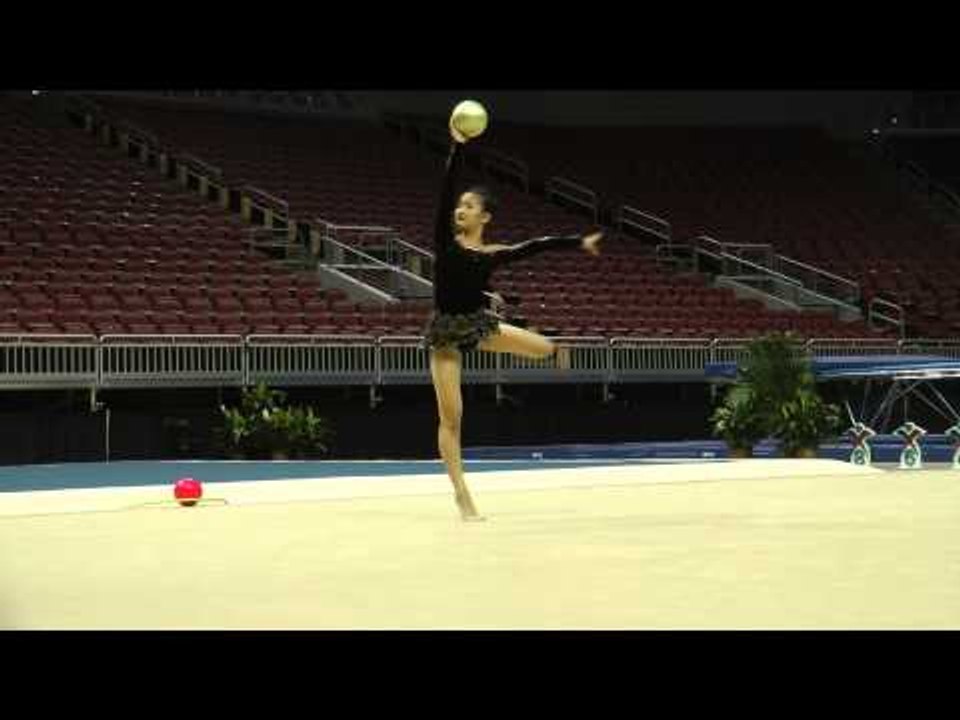Andria Gao - Ball (AA Finals) - 2014 USA Gymnastics Championships