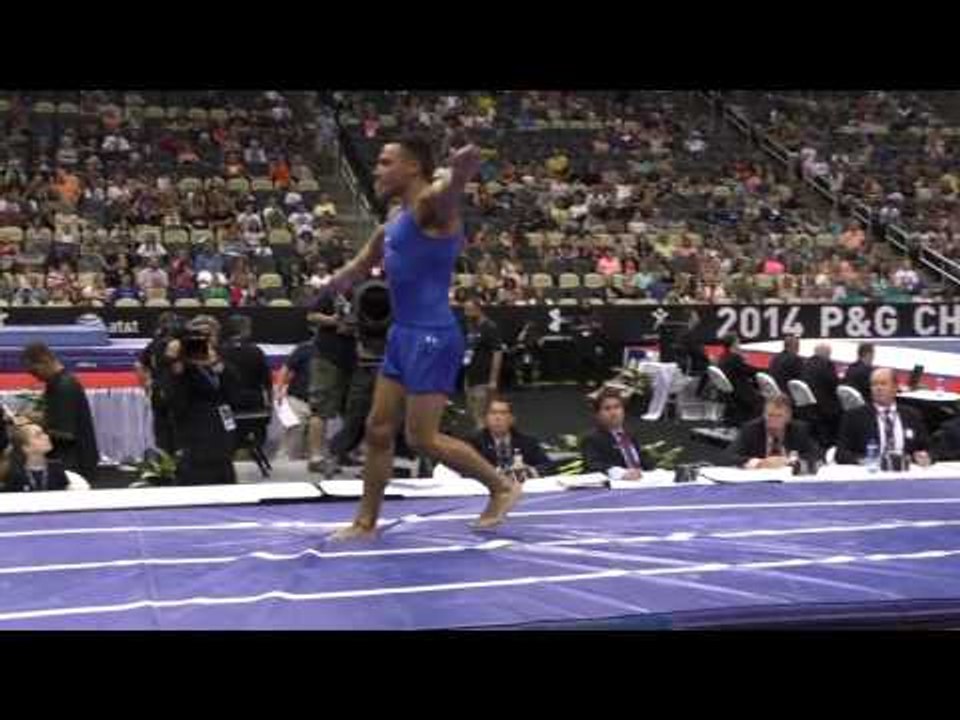 Brandon Wynn - Vault - 2014 P&G Championships - Sr. Men Day 1