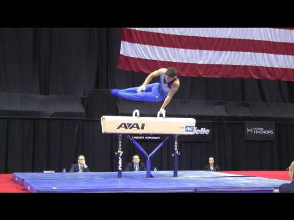 Dmitri Belanovski - Pommel Horse - 2014 P&G Championships - Jr. Men Day 1