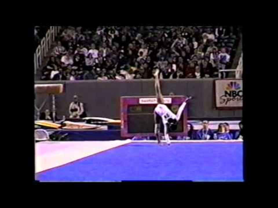 Elvire Teza - Floor Exercise - 1995 Atlanta Test Event
