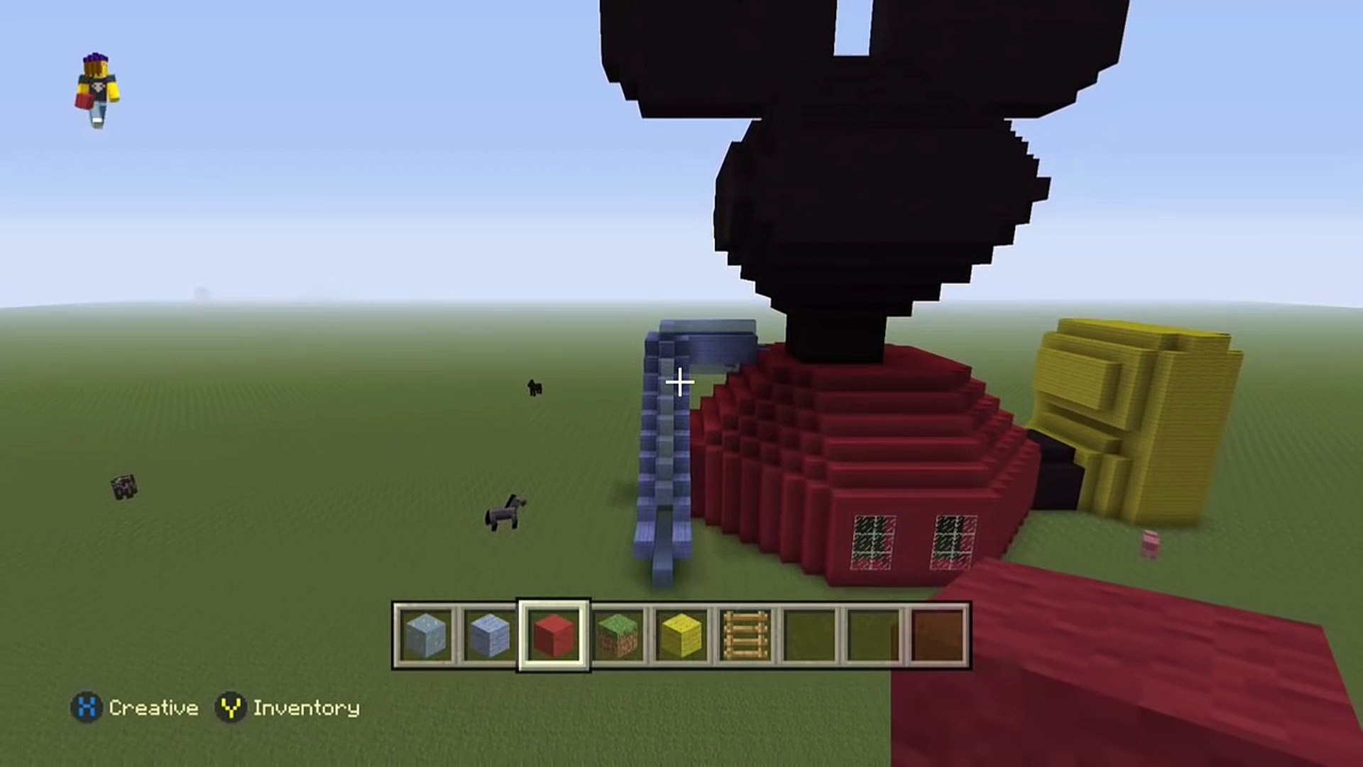 Minecraft How To Build Mickey Mouse Clubhouse *Remade* Part 3 Slide &  Donalds Balloon – Видео Dailymotion