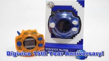 DIGIVICE VER.15th(デジヴァイス Ver.15th-15周年記念バージョン) Review part2-Bandai toy