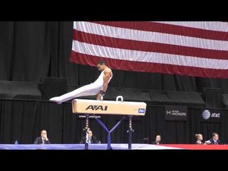 Trevor Howard - Pommel Horse - 2014 P&G Championships - Sr. Men Day 1
