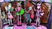 MONSTER HIGH MONSTER EXCHANGE DOLL COLLECTION REVIEW VIDEO!! MARISOL, LORNA, LAGOONA & DRACULAURA