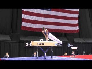 Davis Grooms - Pommel Horse - 2014 P&G Championships - Jr. Men Day 2