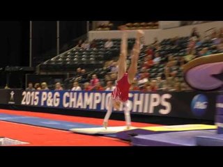 Alyona Shchennikova – Vault – 2015 P&G Championships – Jr. Women Day 1