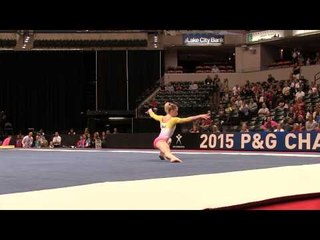 Jazmyn Foberg – Floor Exercise – 2015 P&G Championships – Jr. Women Day 1