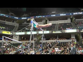 Emily Gaskins – Uneven Bars – 2015 P&G Championships – Jr. Women Day 1