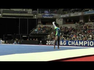 Aria Brusch – Floor Exercise – 2015 P&G Championships – Jr. Women Day 2