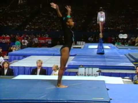 Dominique Dawes - Vault 2 - 1995 U.S. Gymnastics Championships - Women - All-Around