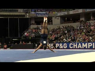 Donothan Bailey – Floor Exercise – 2015 P&G Championships – Sr. Men Day 2