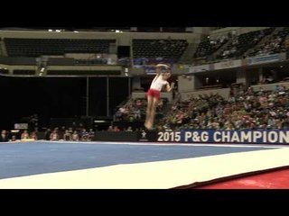 Alec Yoder – Floor Exercise – 2015 P&G Championships – Sr. Men Day 2