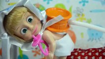 Барби Маша и Медведь видео с куклами Все серии подряд Маша обкакалась Доктор Делаем Укол
