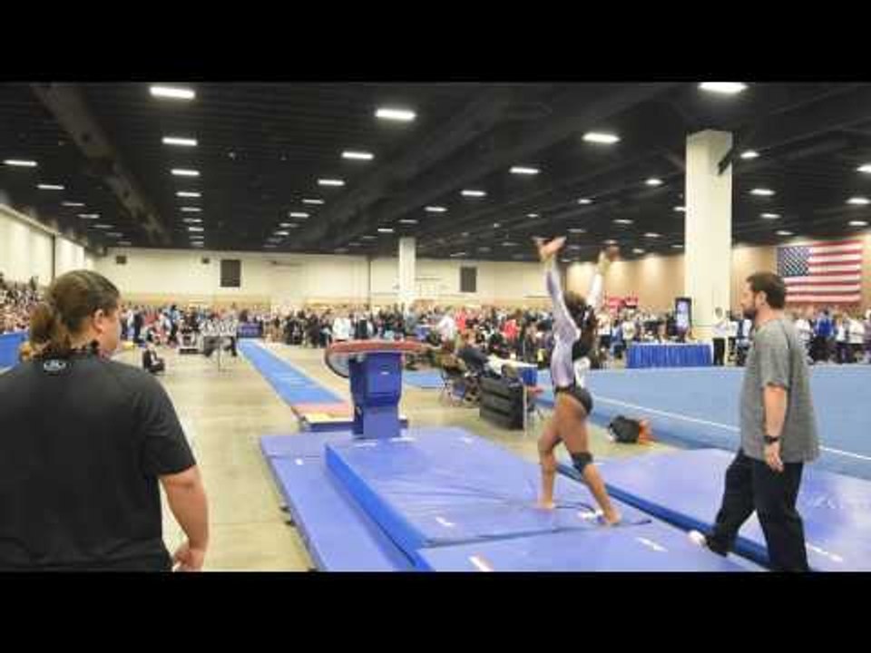 Kyla Bryant - Vault 1 - 2016 Women's Junior Olympic Championships