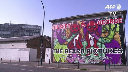 Beards inspire new show by art duo Gilbert & George