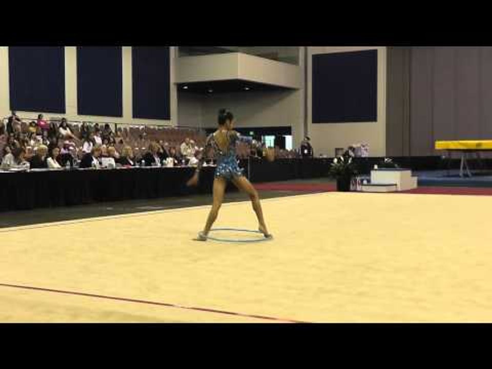 Laura Zeng - Hoop - 2012 Rhythmic Nationals - Junior - Day 1