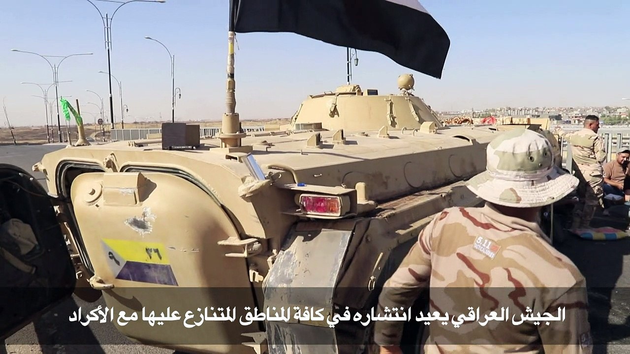 الجيش العراقي يعيد انتشاره في المناطق المتنازع عليها مع الاكراد