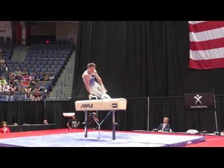 Chris Brooks - Pommel Horse - 2016 P&G Championships - Sr. Men Day 2
