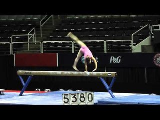 Aly Raisman - Beam Dismount - 2012 U.S. Olympic Trials Podium Training
