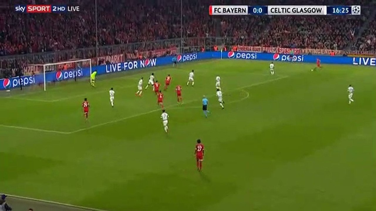Thomas Muller Goal HD - Bayern Munich	1-0	Celtic 18.10.2017