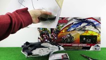 Marvel Avengers 2 Age of Ultron Cycle Blast Quinjet Unboxing Review Hasbro, TOY-U