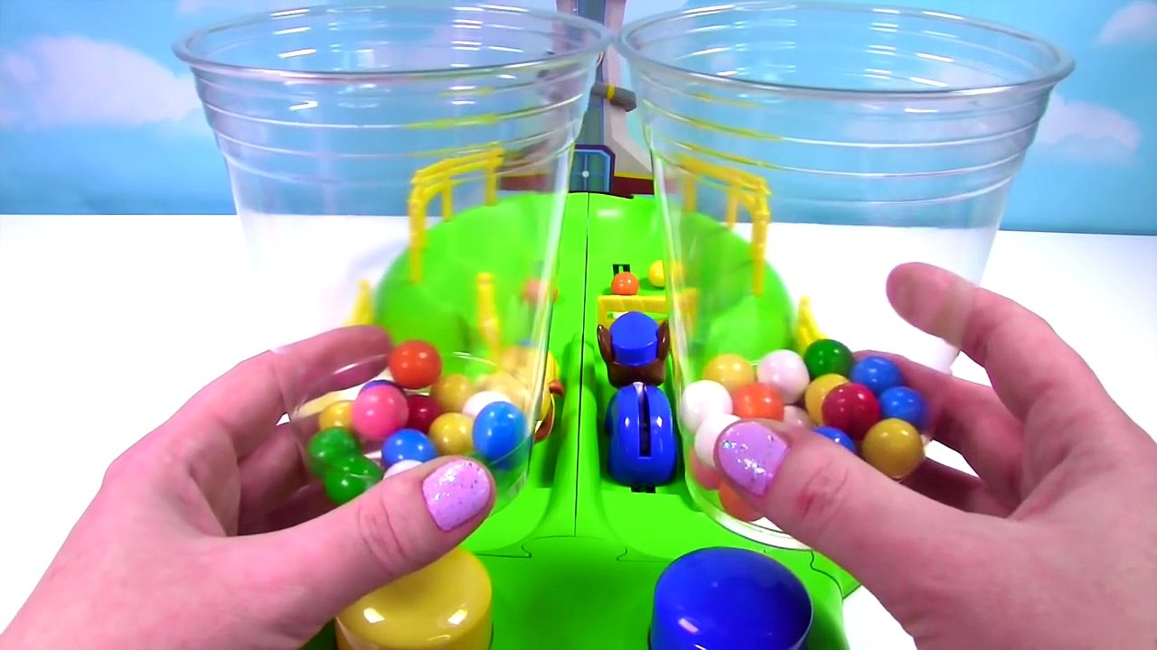 Best Learning Video for Children - Paw Patrol Colorful Gumball Races & Bubble Guppies School