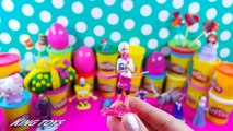 Barbie Sofia the first Cars 2 Play doh Kinder surprise eggs Spongebob MLP