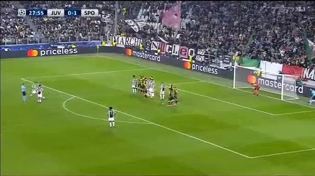 Miralem Pjanic Goal HD -Juventus	1-1	Sporting 18.10.2017