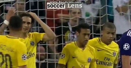 Edinson Cavani GOAL HD - Anderlecht 0-2 PSG 18/10/2017 HD