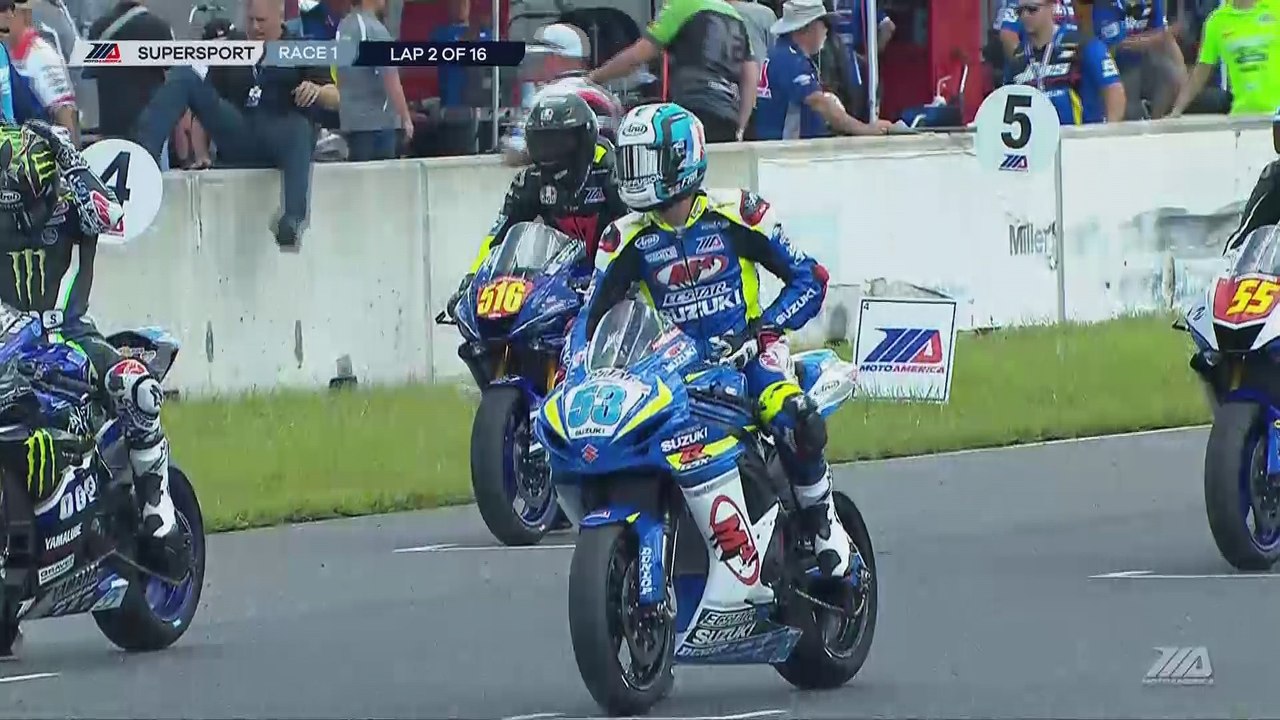 2017 MotoAmerica Championship Of New Jersey Supersport Race 1