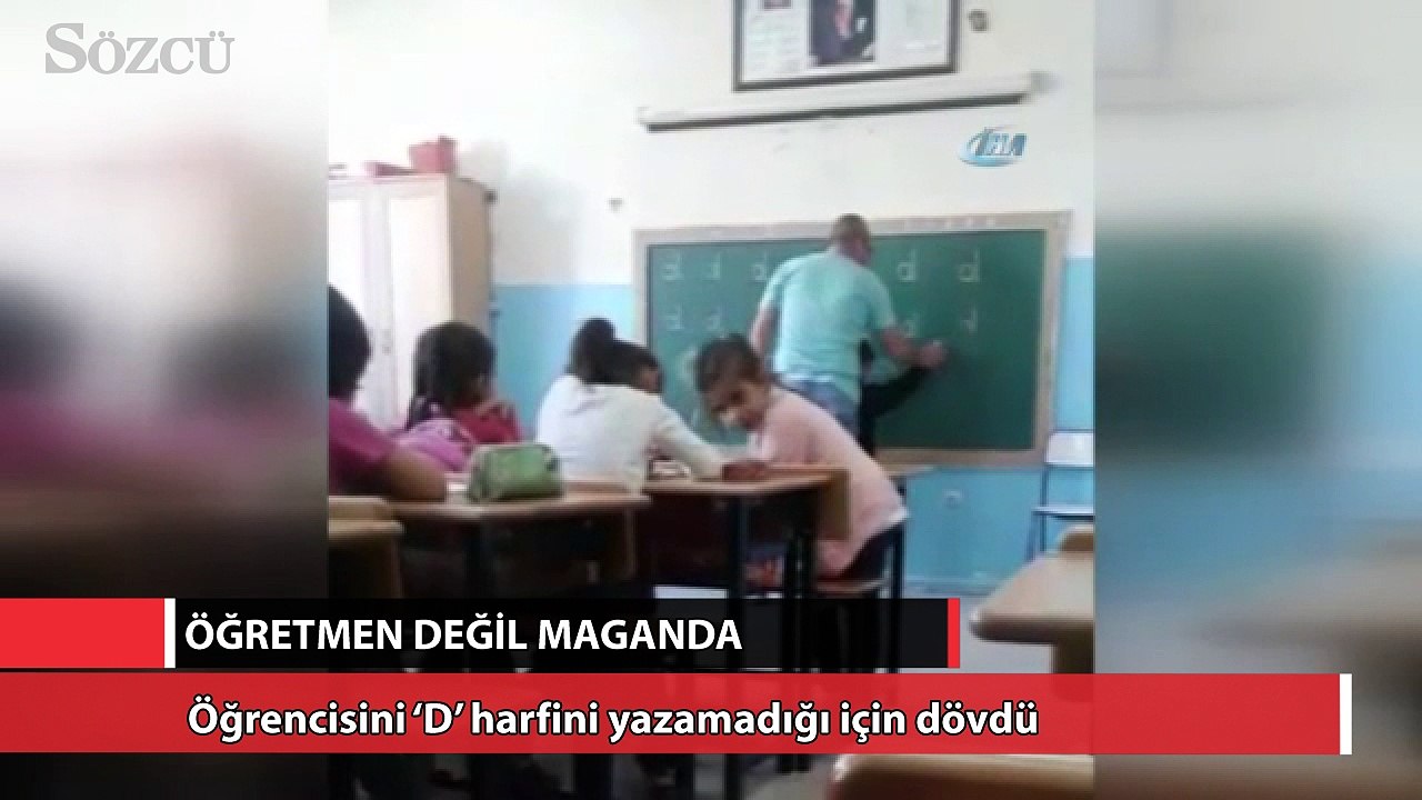 Öğretmen değil maganda