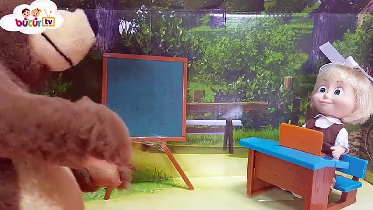 Maşa ile Koca Ayı ve Maşa Karne Alıyor | Bücür TV