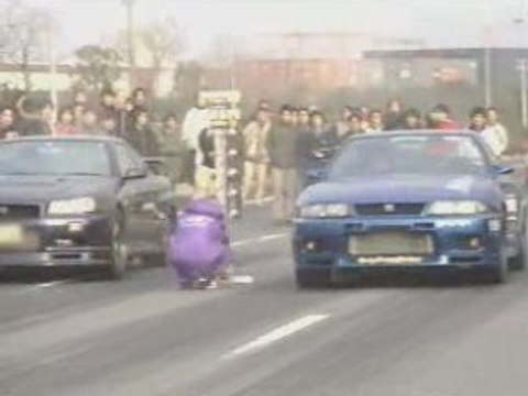 NISSAN skyline (+800cv)...Finale RUN.....R33 vs R34
