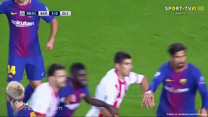 Dimitrios Nikolaou Second Goal vs Barcelona (3-1)