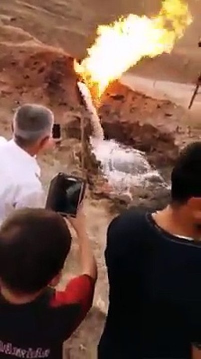 Rio de fuego en irak