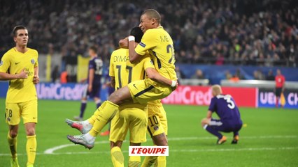 Foot - C1 - PSG : Kylian Mbappé, teenager record
