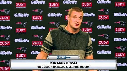 Rob Gronkowski Gives Advice To Gordon Hayward As He Undergoes Rehab On Injury