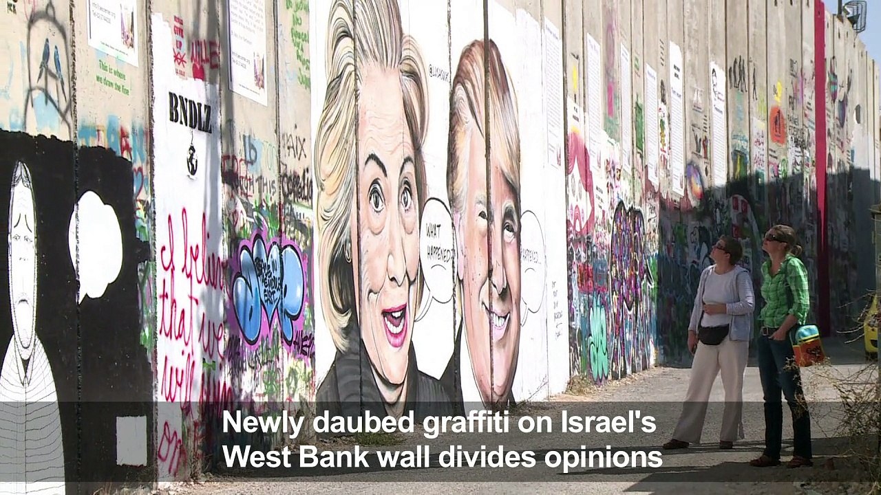 Writing's on the wall for Trump, Zuckerberg in West Bank