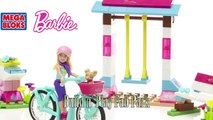 Mega Bloks Barbie Fab Park Barbie Doll Bicycle Scooter Barbie Lego| TheChildhoodLife