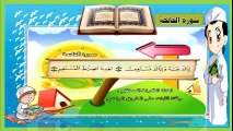 تعليم سورة الفاتحة للأطفال - مكررة ثلاث مرات - تحفيظ القرآن