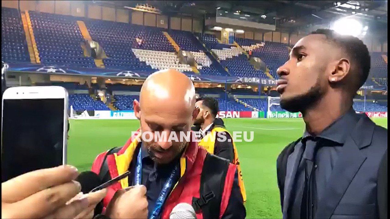 Gerson mixed zone Chelsea Roma (3-3)