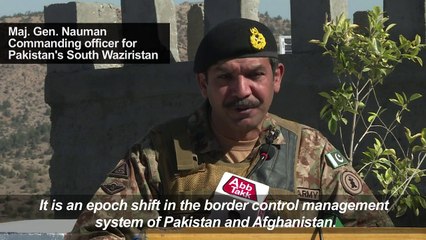 Pakistan hails new Afghan border fence to curb militancy