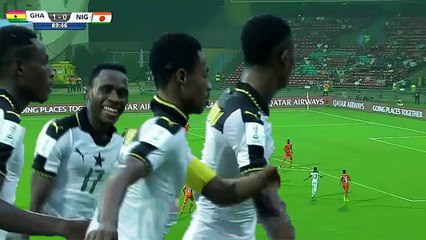 أهداف غانا و النيجر 2-0  ثمن نهائي كأس العالم تحت 17 سنة 18-10-2017