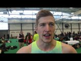 Cas Loxsom after smashing the 600m world record