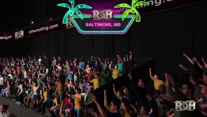 WWE 2K18 ROH TV Jay lethal defeats Silas Young Last Man Standing